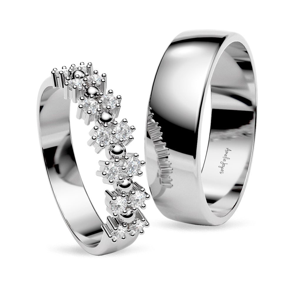 Oro Blanco Anillos De Oro Matrimonio ARGOLLAS DE MATRIMONIO ORO