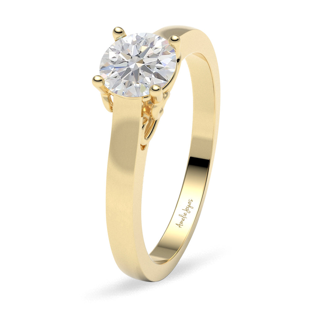 ANILLO DE COMPROMISO CON DIAMANTE DE LABORATORIO – Amelie Joyas