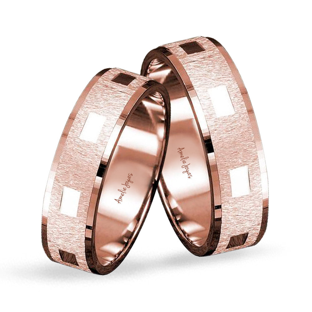 ARGOLLAS DE MATRIMONIO ORO ROSA – Amelie Joyas